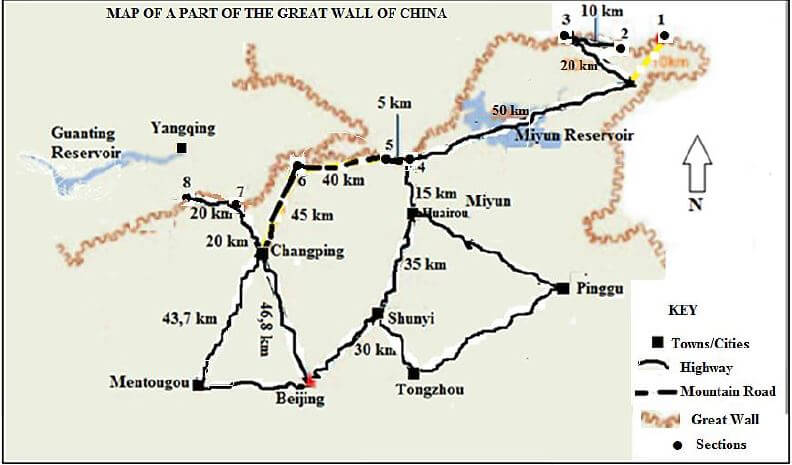 map of the great wall of china jhygad