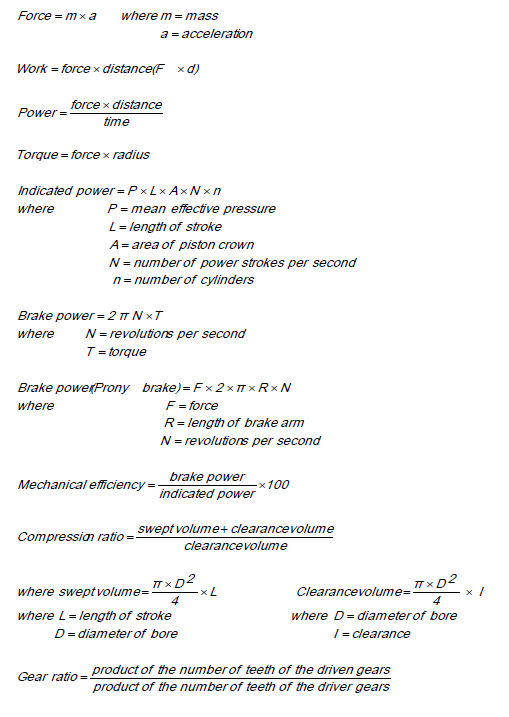 formula sheet iuyahf