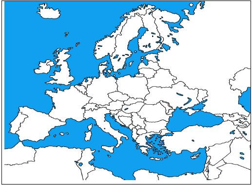 map of europe