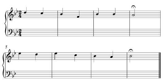 31 four part vocal harmonisation