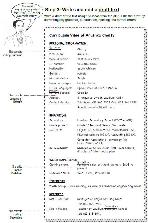 cv draft