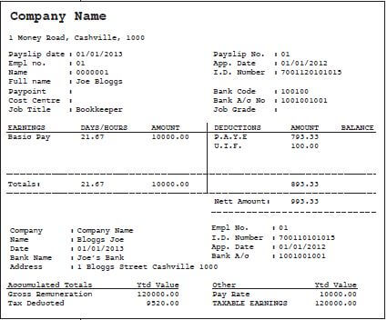 payslip khuuyagd