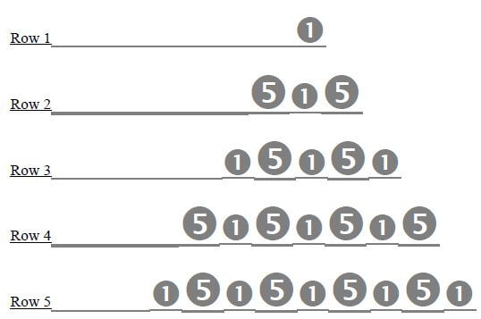 row maths